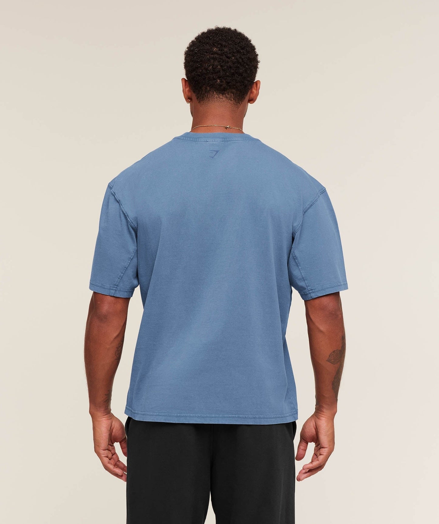 Gymshark Collegiate Washed T-Shirt - Compound Blue