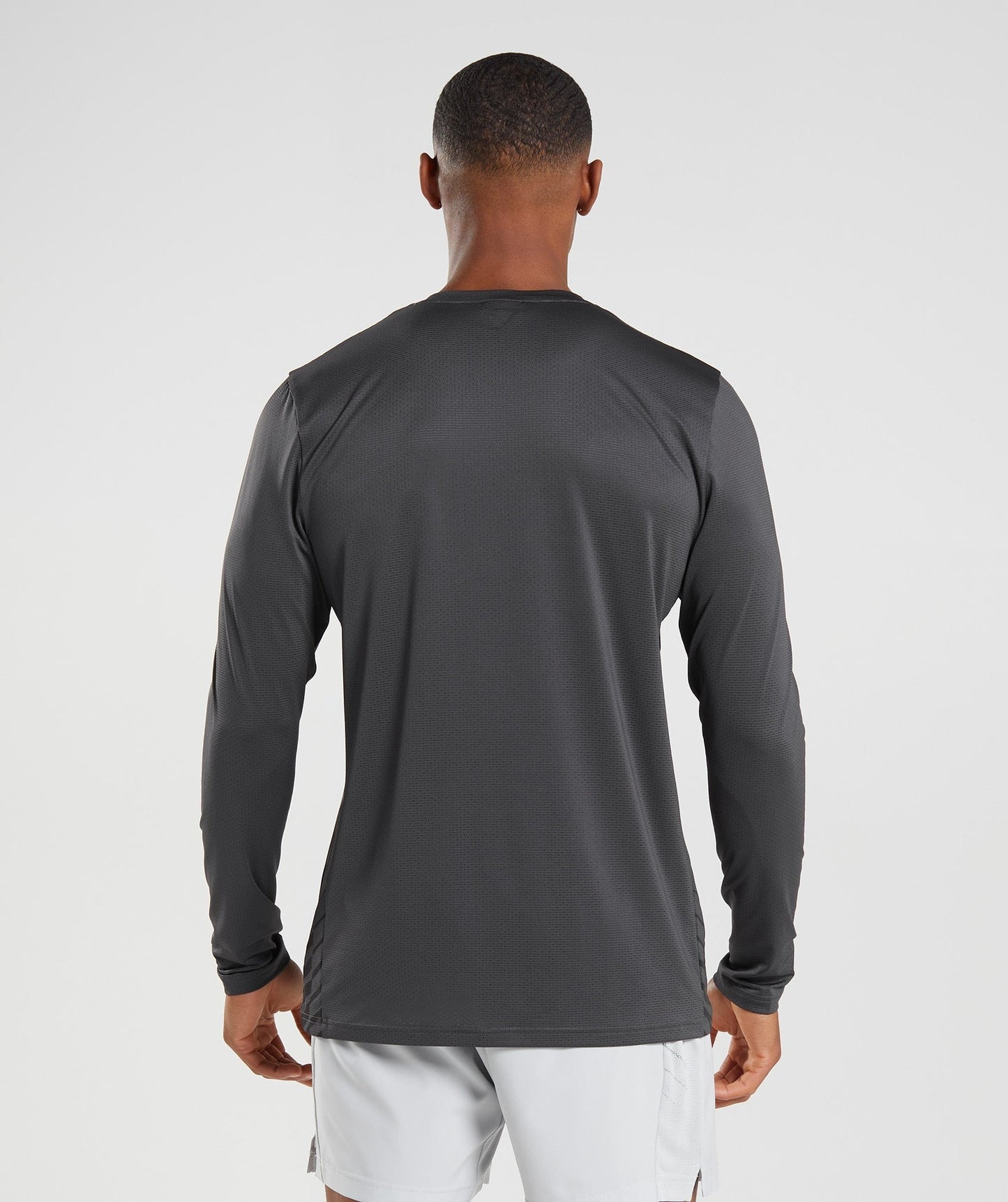 Gymshark Sport Stripe Long Sleeve T-Shirt - Onyx Grey