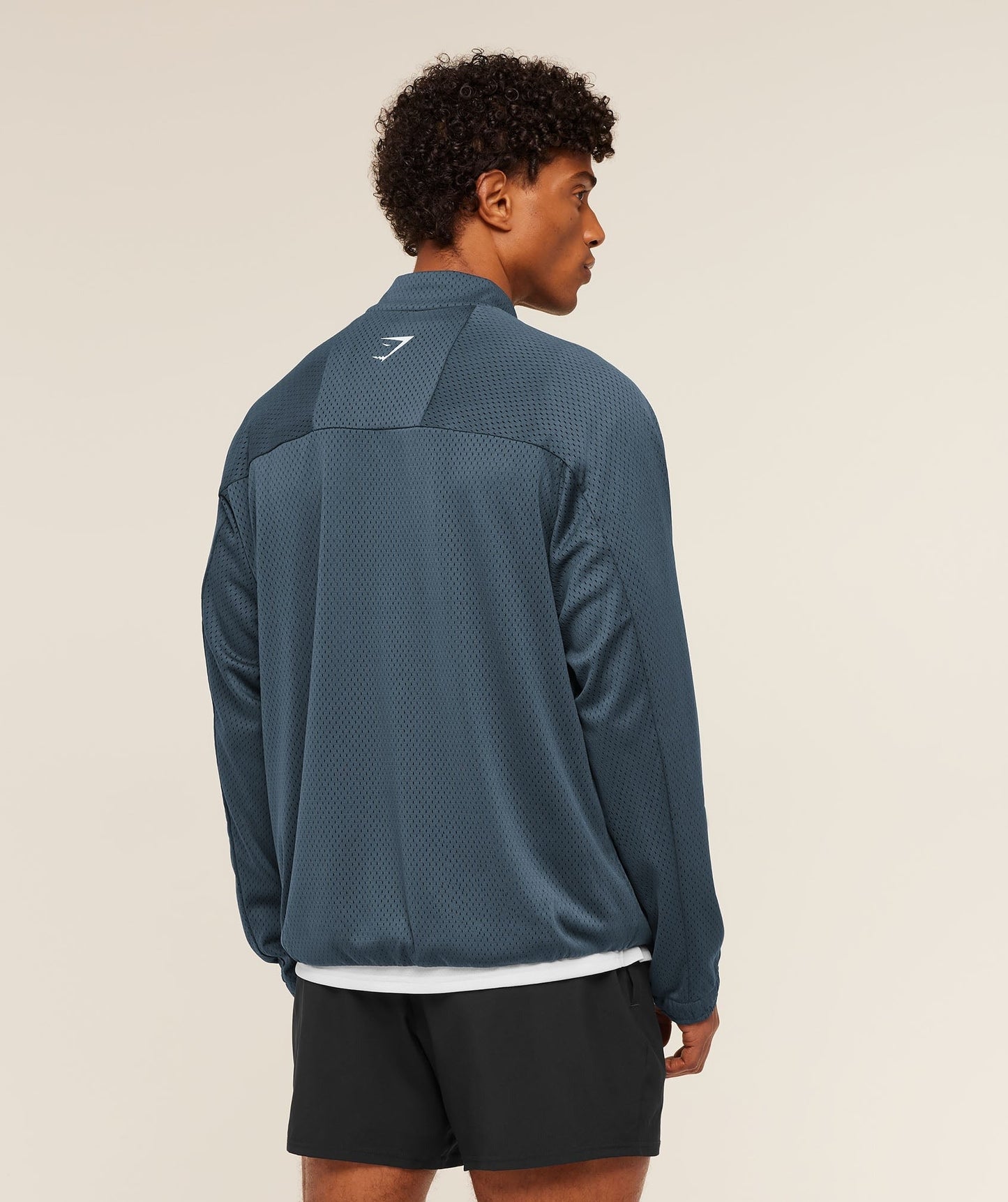 Gymshark Train Zip Through Jacket - Stealth Blue