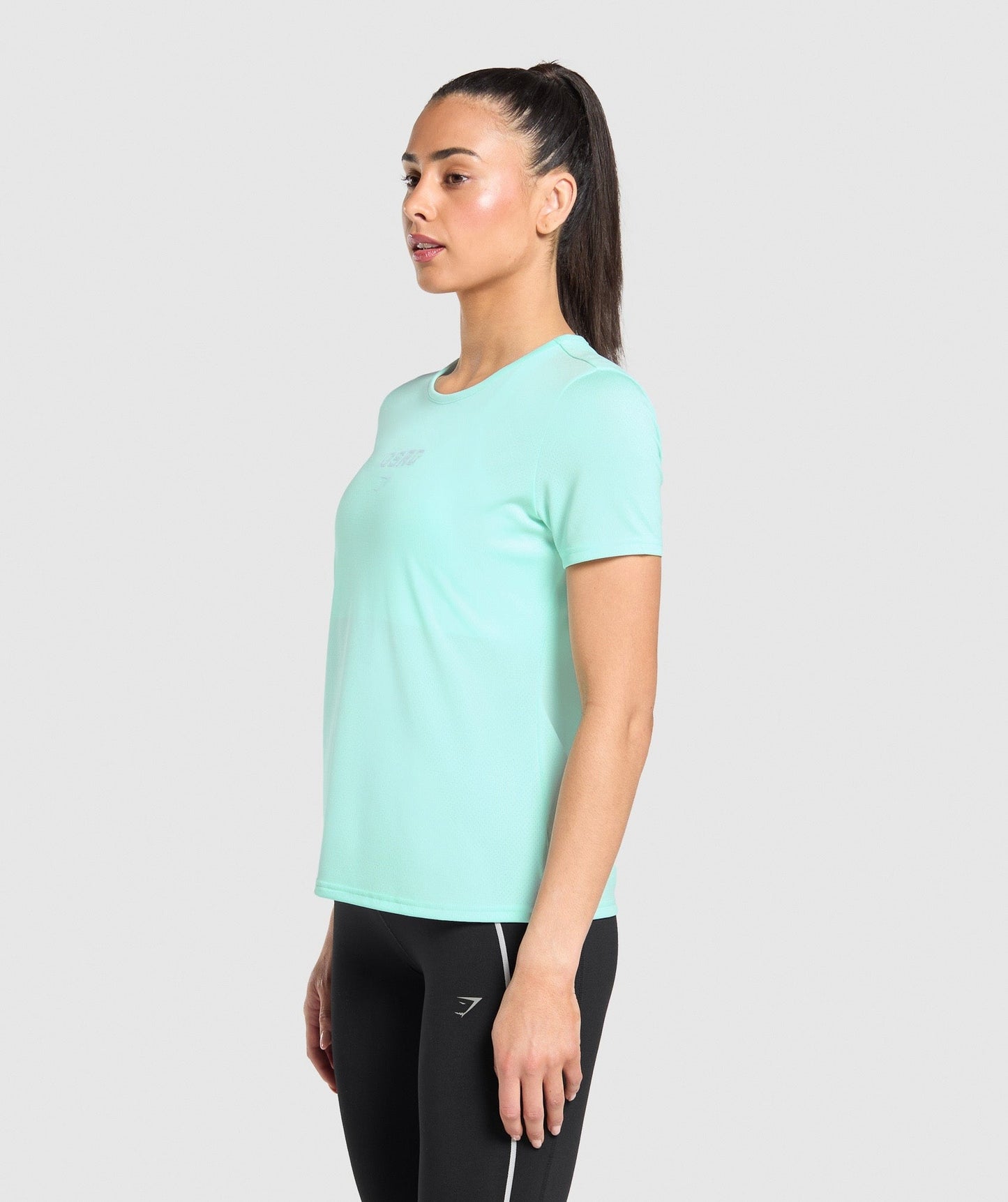 Gymshark Run Club Graphic T-Shirt - Pop Turquoise