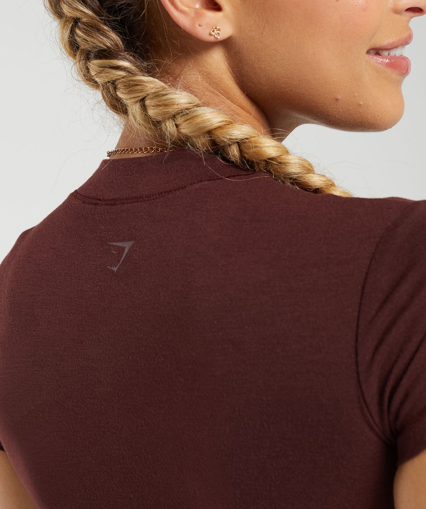 Gymshark Jersey Body Fit T-Shirt - Rich Maroon
