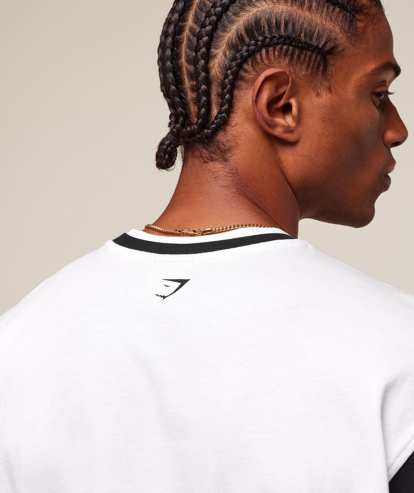 Gymshark GSLC Oversized T-Shirt - White/Black