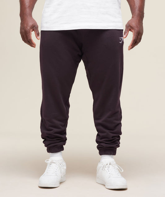 Gymshark Essential Oversized Joggers - Plum Brown