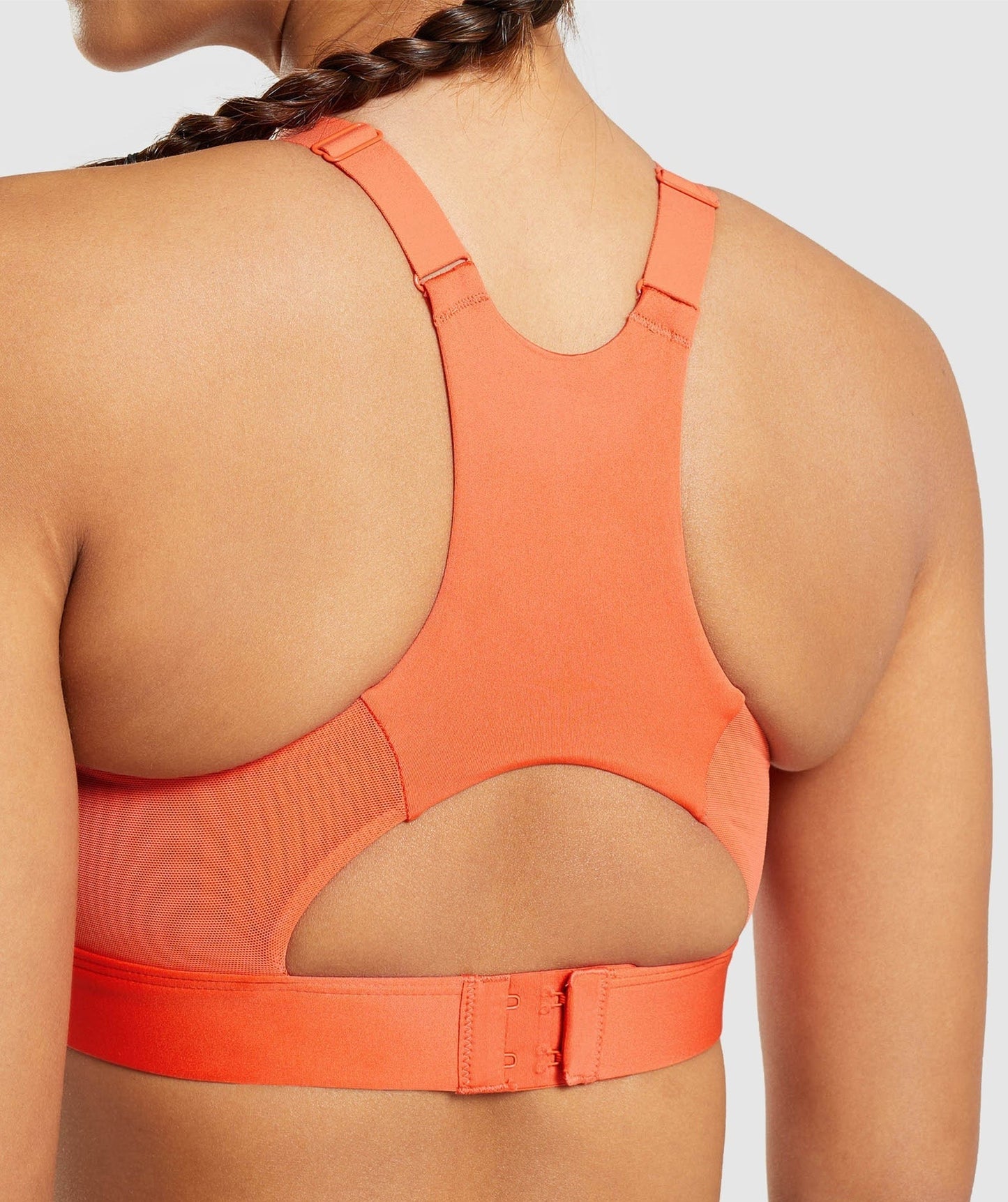 Gymshark Mesh Neckline 2.0 Sports Bra - Papaya Orange