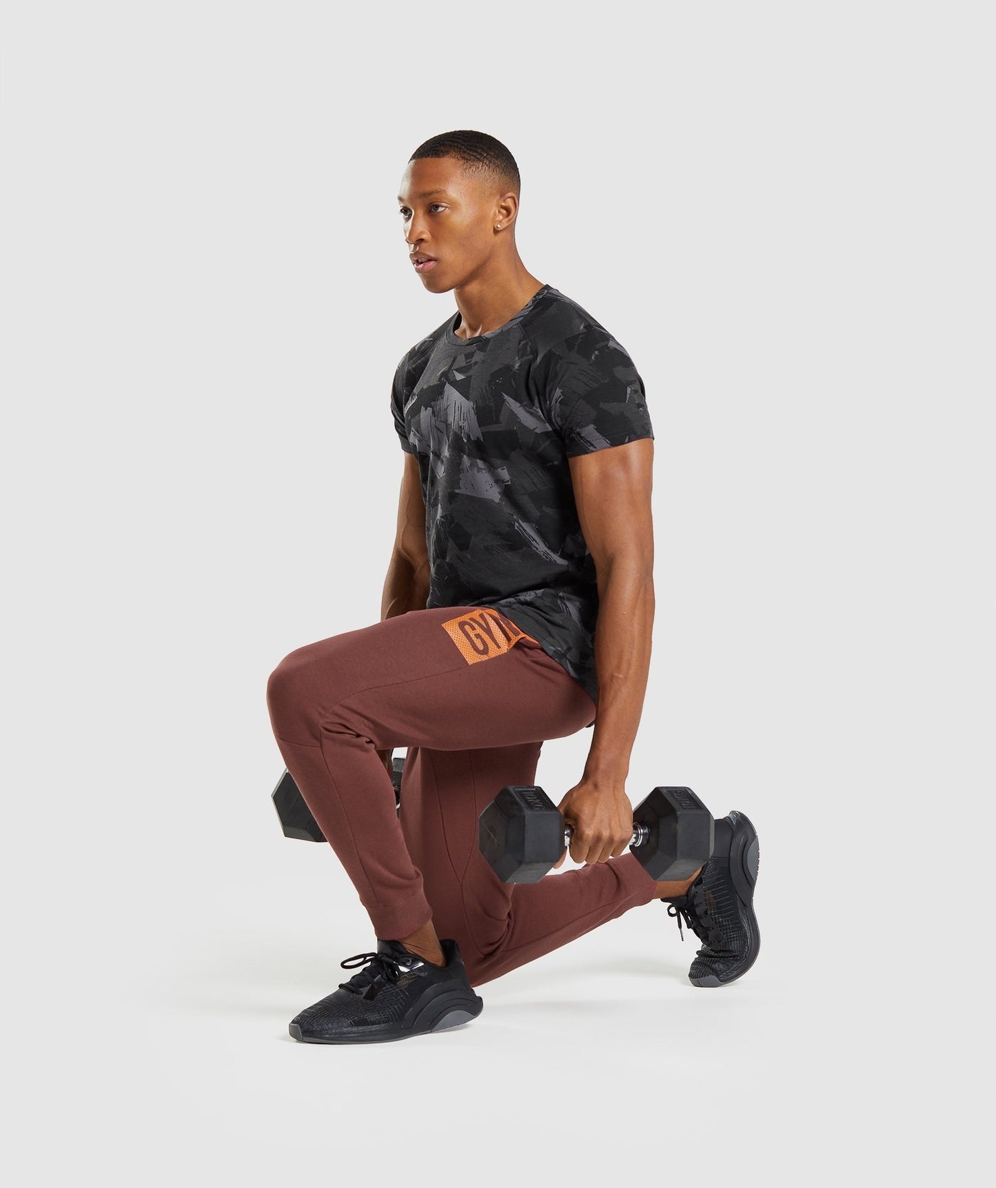 Gymshark Bold T-Shirt - Grey Print