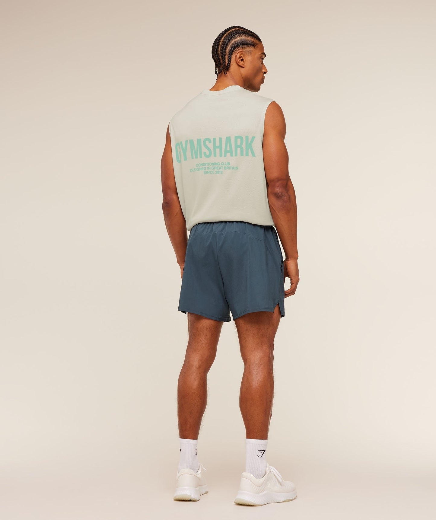 Gymshark Train 5" Shorts - Stealth Blue