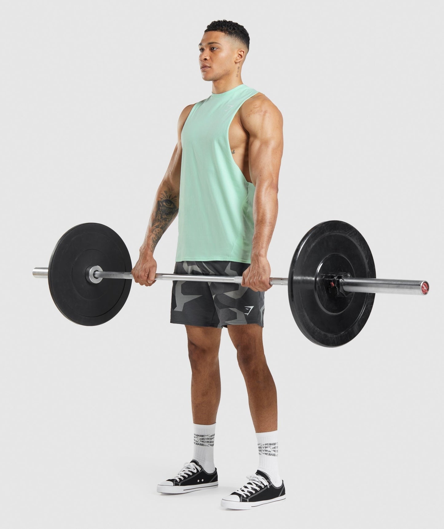 Gymshark Critical 2.0 Drop Arm Tank - Turbo Blue