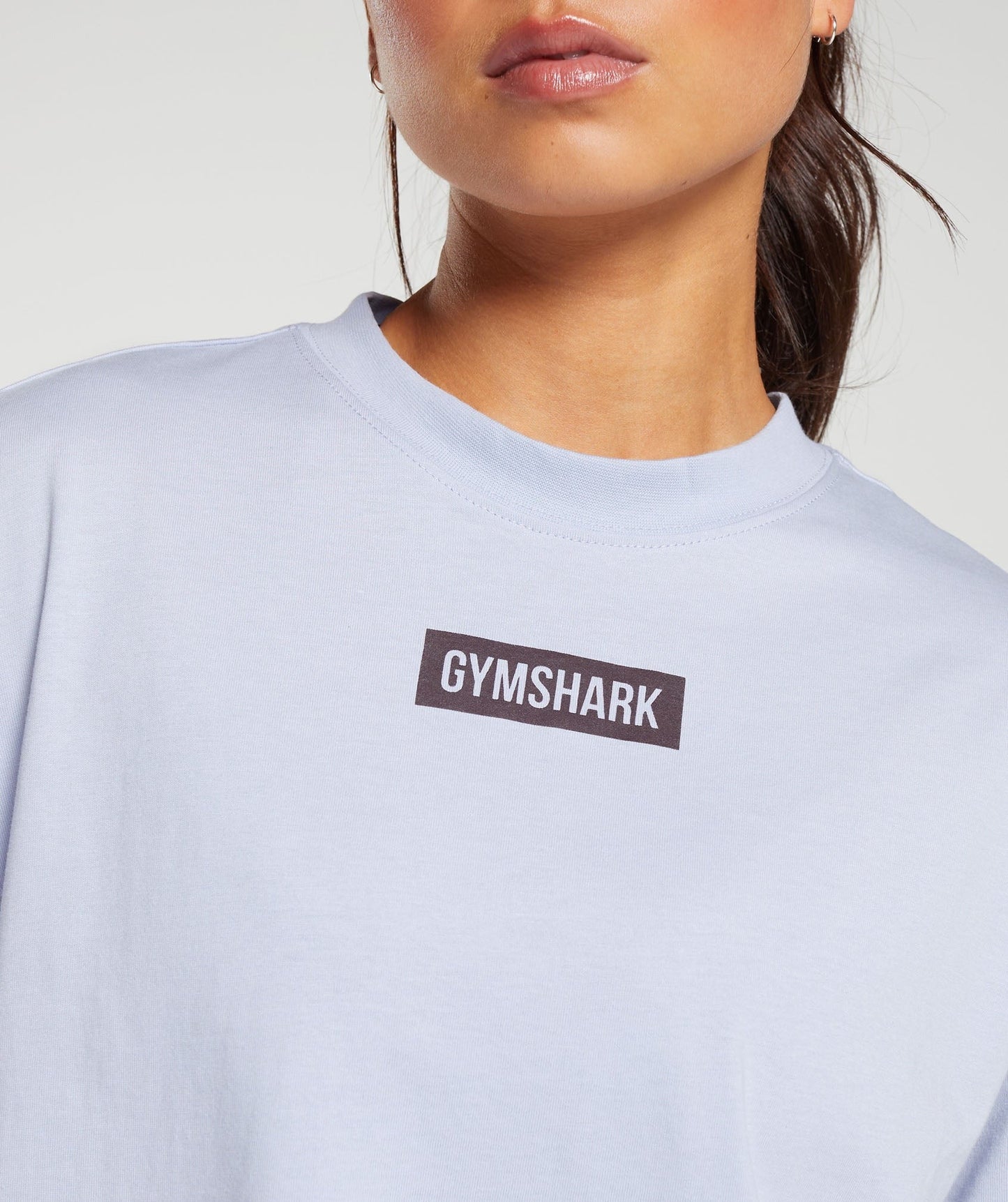 Gymshark Block Oversized T-Shirt - Silver Lilac