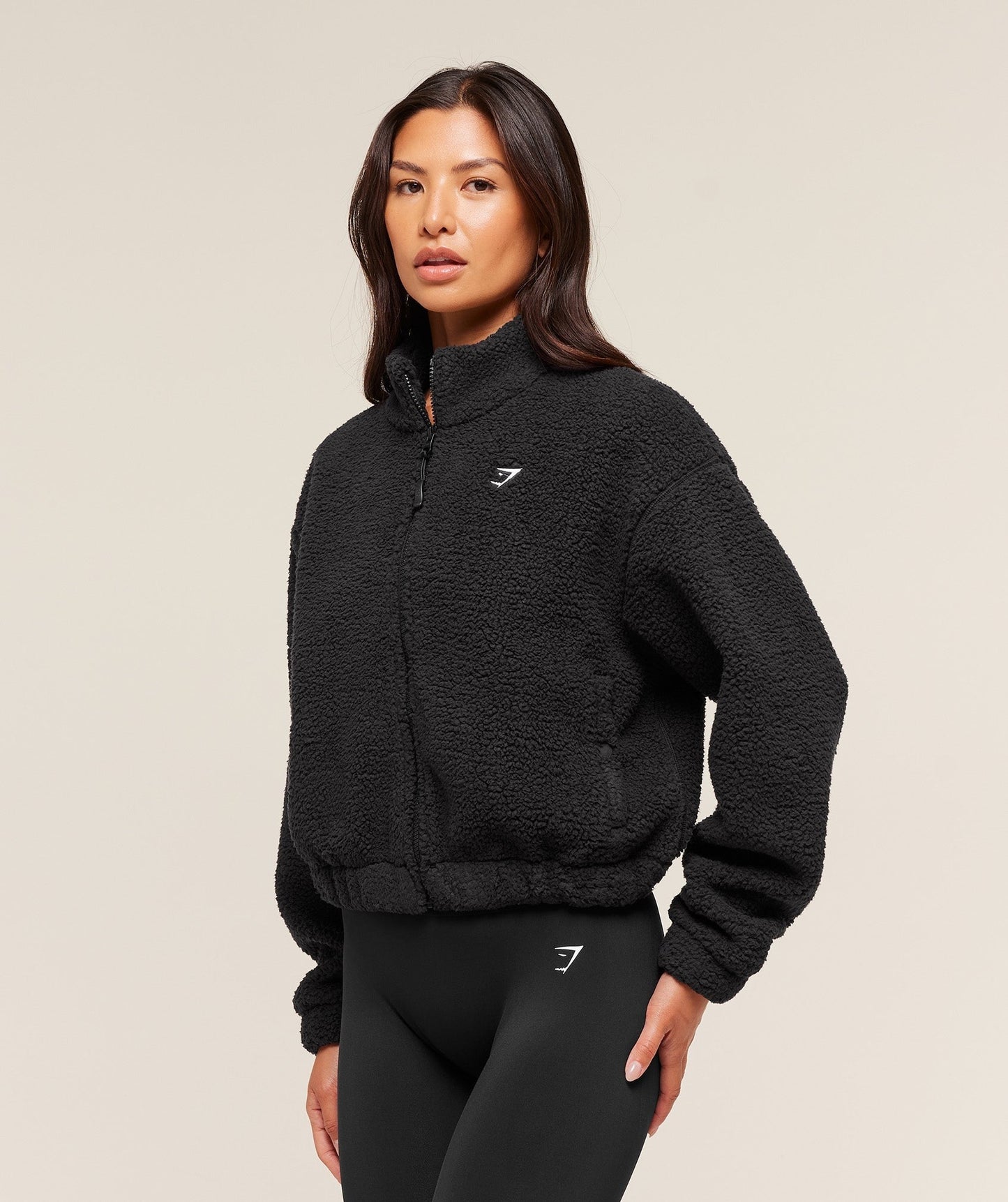 Gymshark Sherpa Jacket - Black