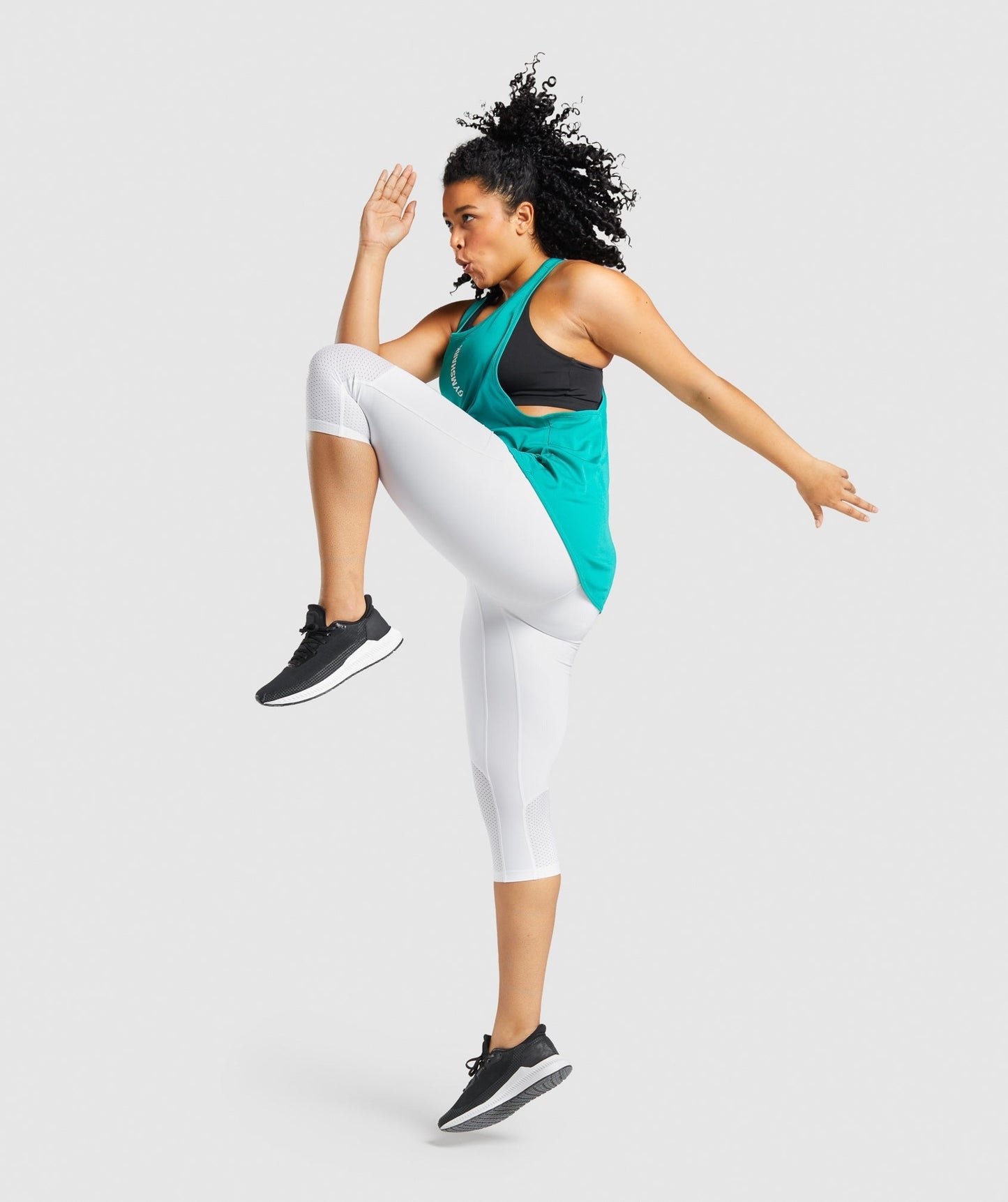 Gymshark Pulse Drop Arm Tank - Green