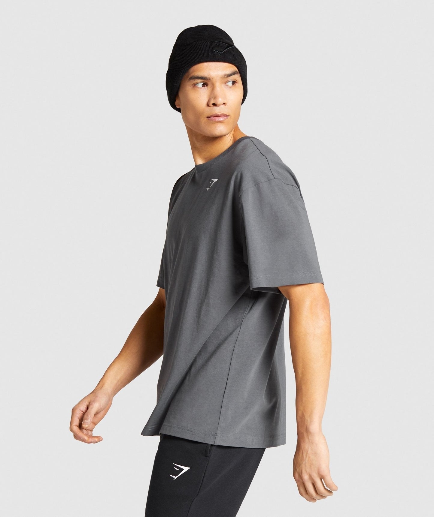 Gymshark Essential Oversized T-Shirt - Charcoal