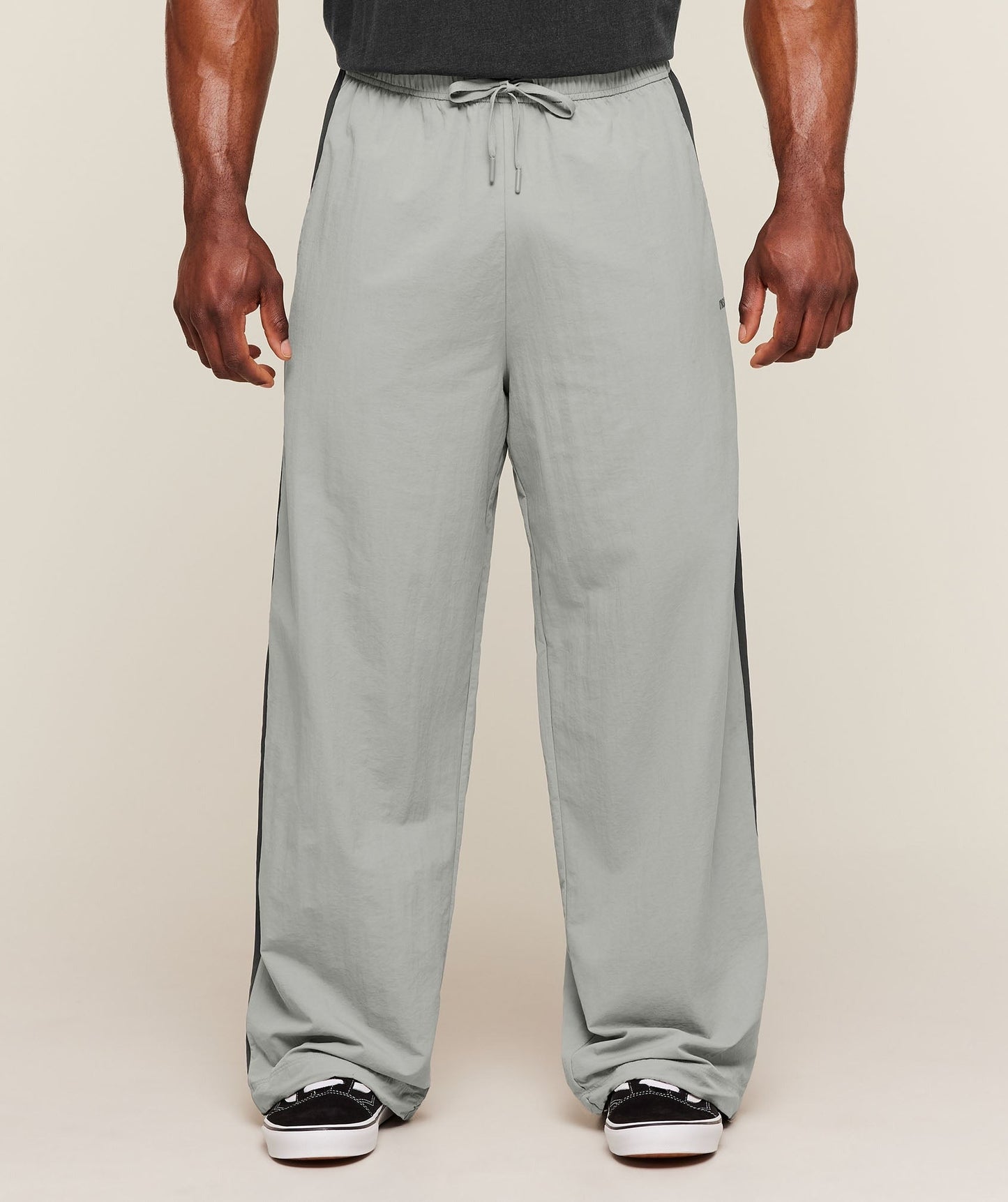 Gymshark Retro Collegiate Track Pants - Smokey Grey/Onyx Grey