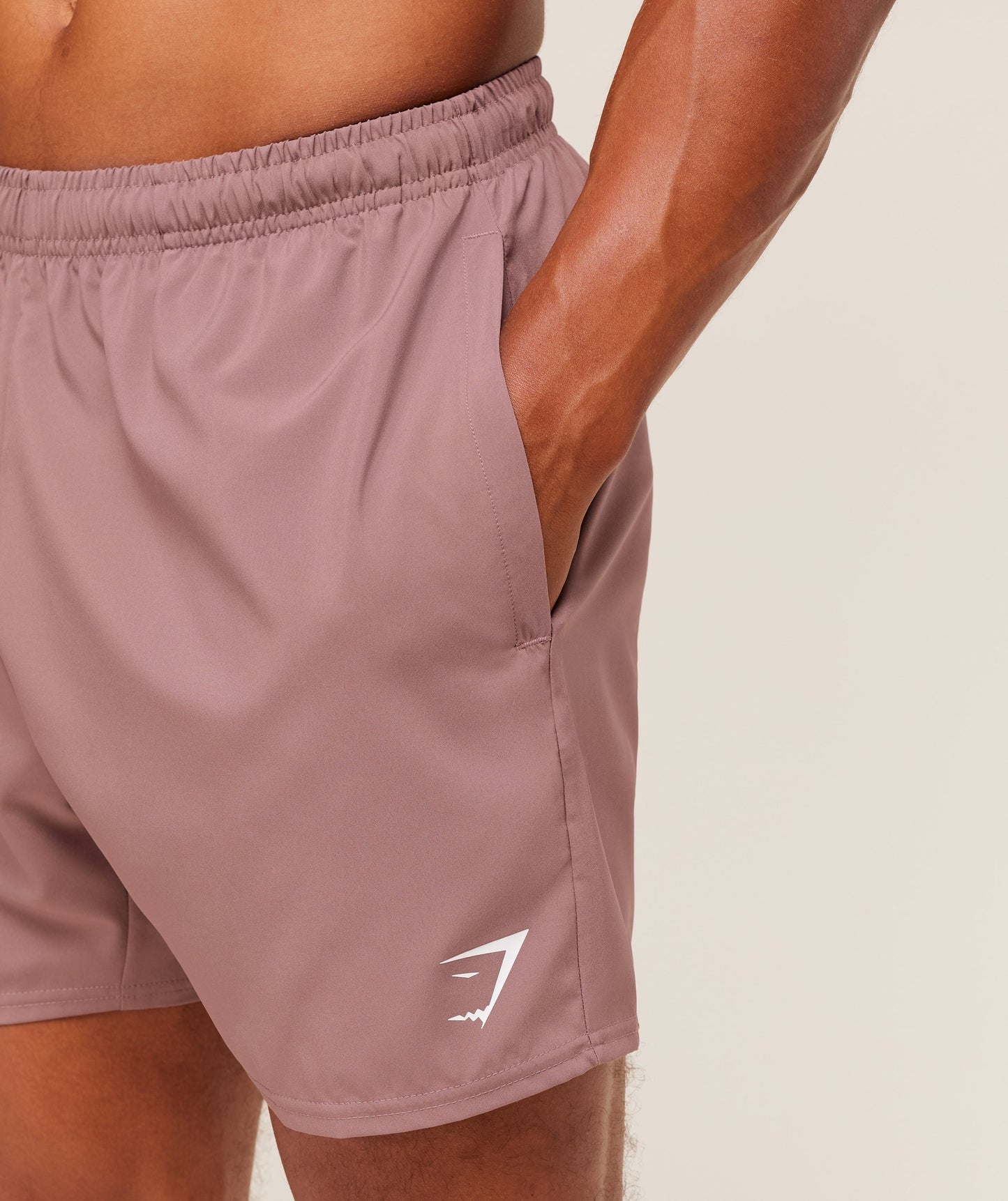 Gymshark Arrival 5" Shorts - Chestnut Pink