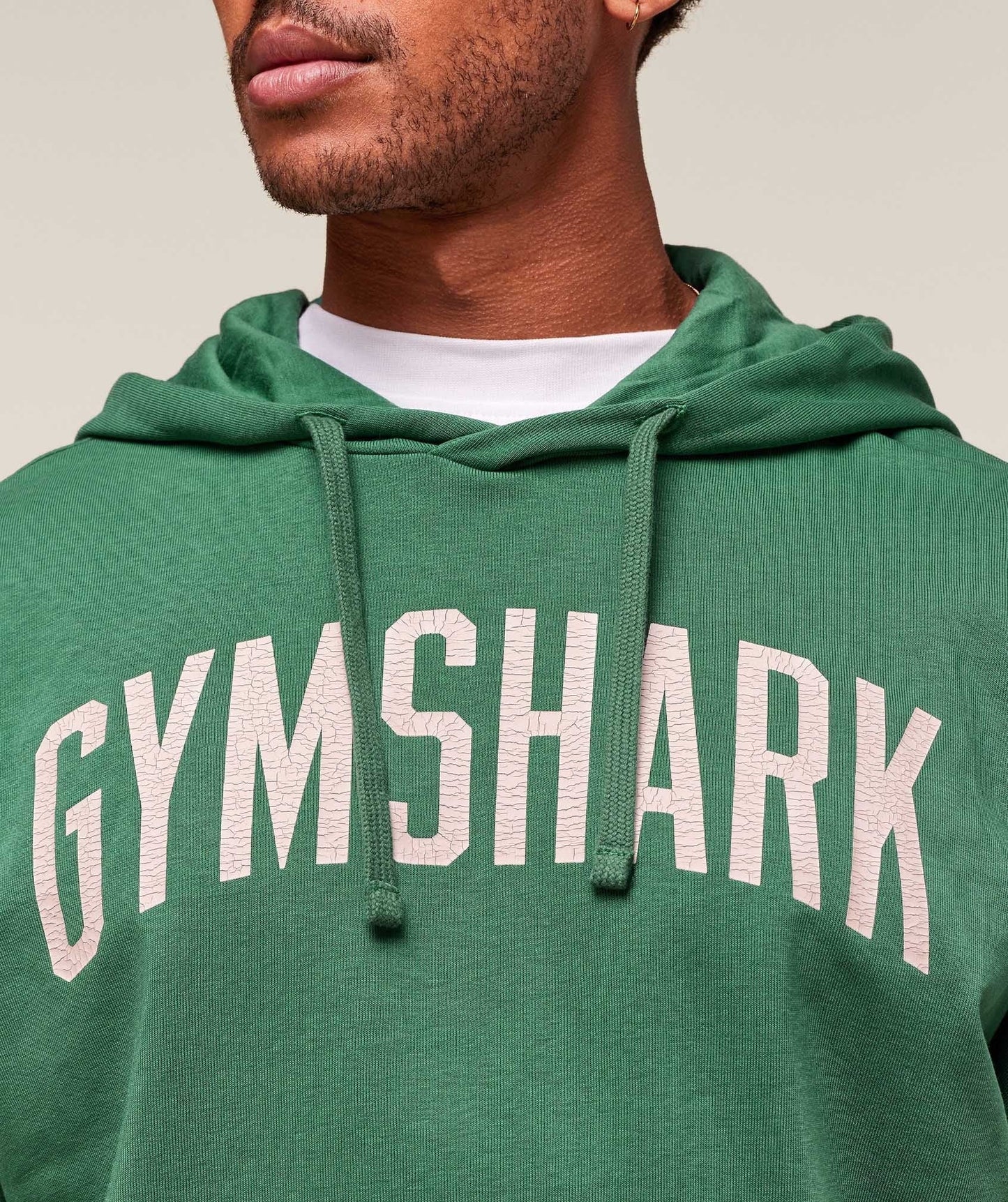 Gymshark Worn Graphic Hoodie - Lift Green