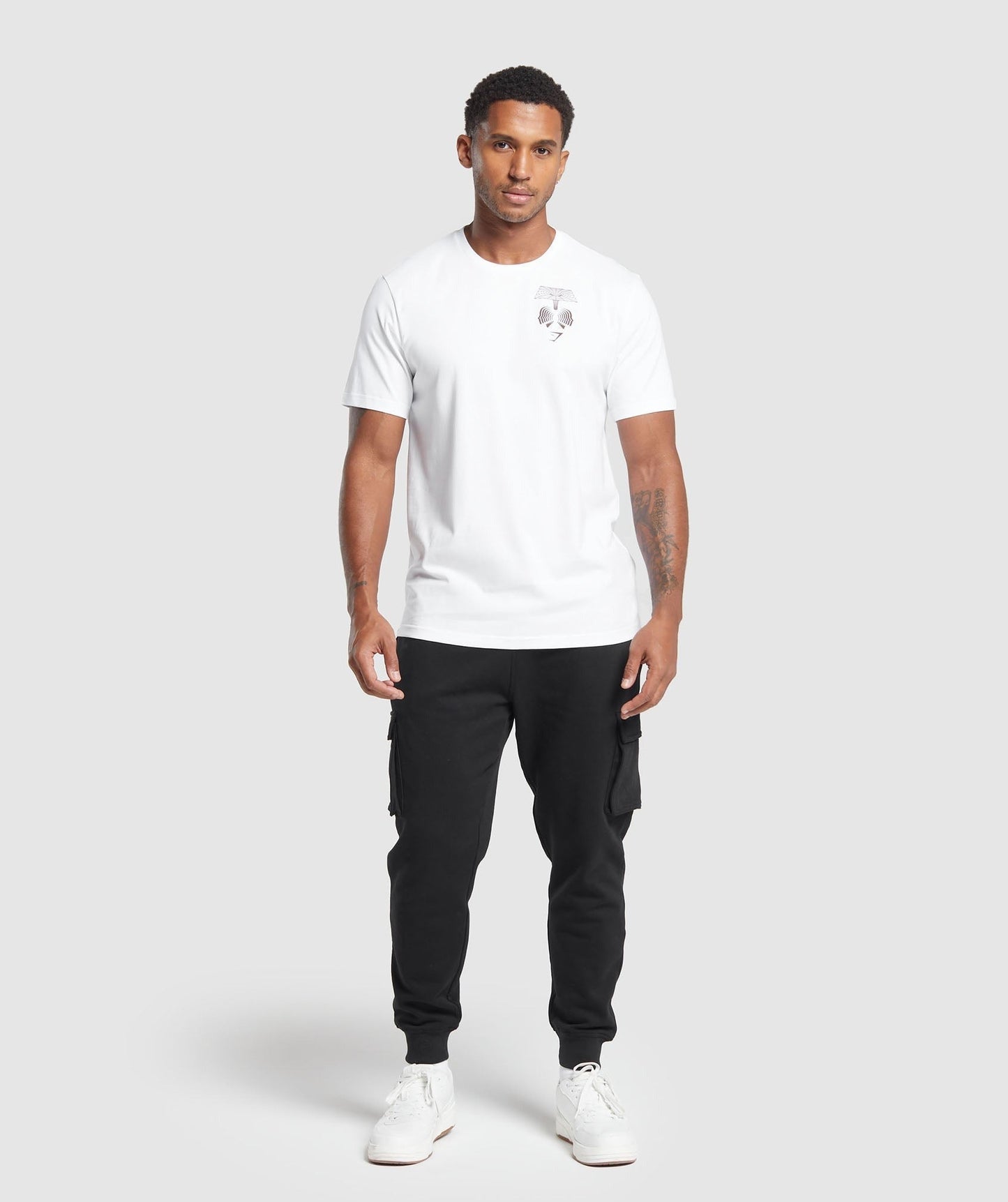 Gymshark Hybrid Wellness T-Shirt - White