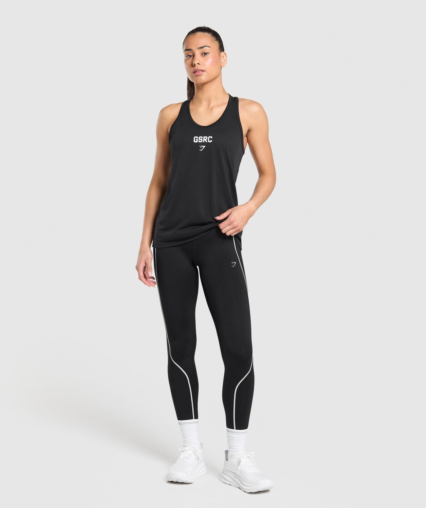 Gymshark Run Club Graphic Tank - Black