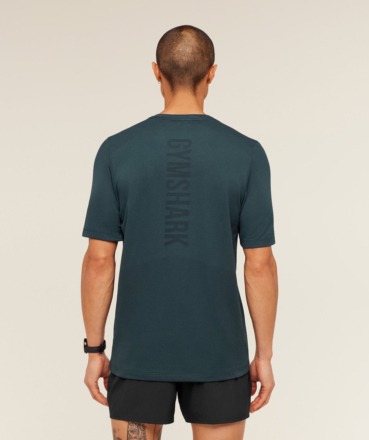 Gymshark Lightweight Seamless T-Shirt - GS Deep Petrol Blue/ Marl