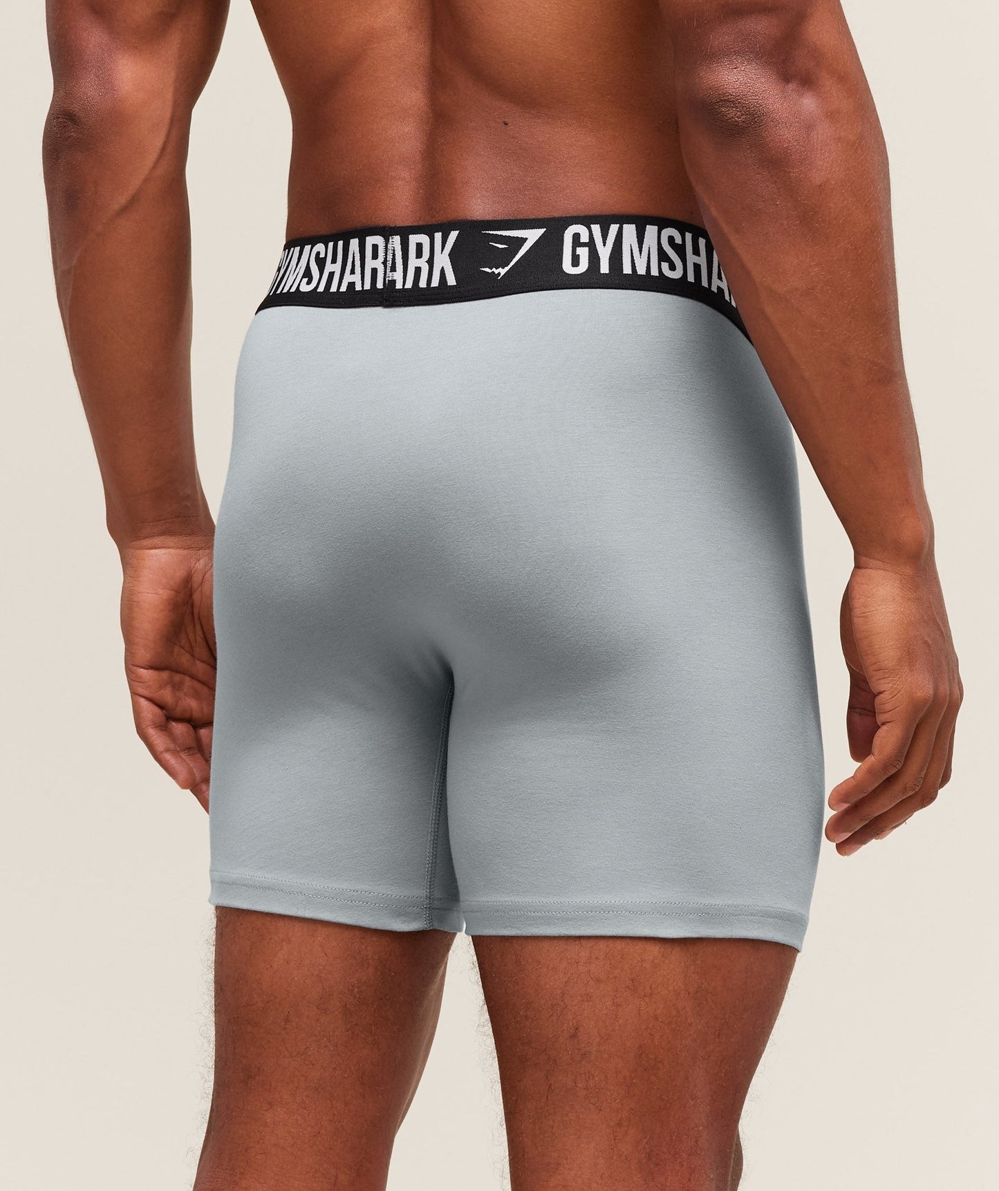 Gymshark Long Boxer Brief 3PK - Denim Grey/Titanium Blue/Black
