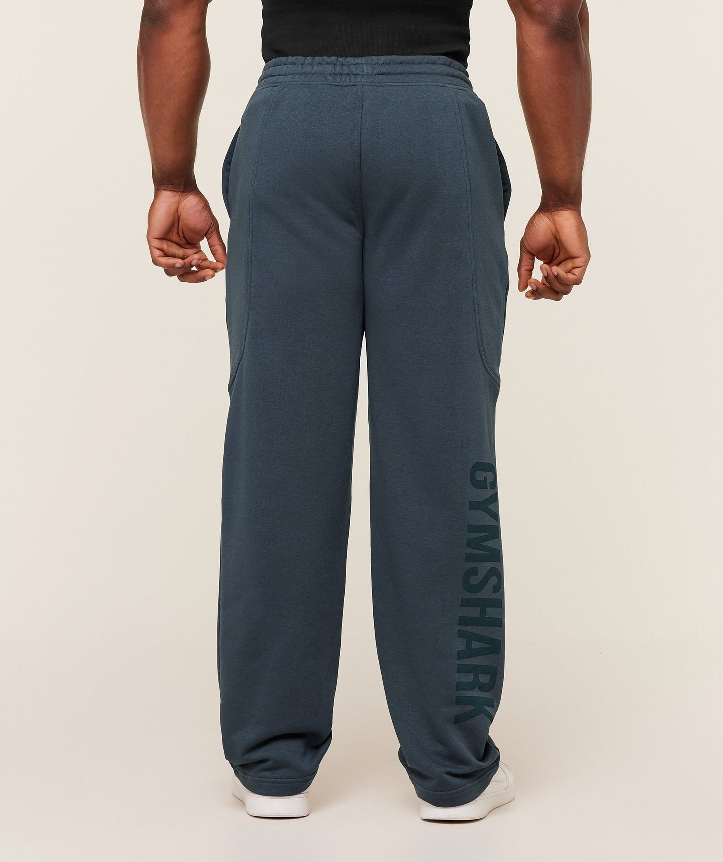 Gymshark Power Straight Leg Pants - GS Stealth Blue/GS Deep Petrol Blue