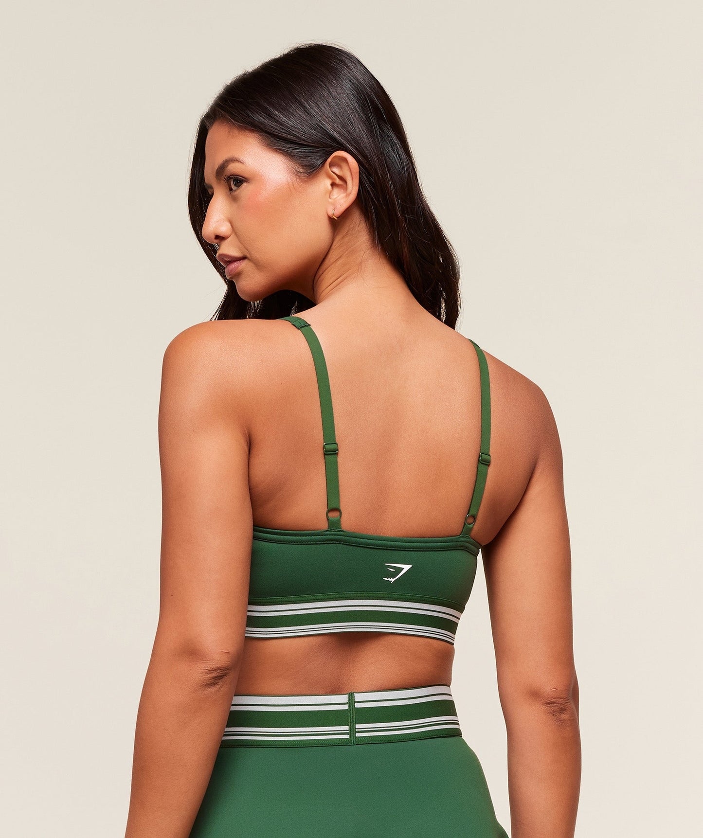 Gymshark Retro Sports Bra - Classic Green