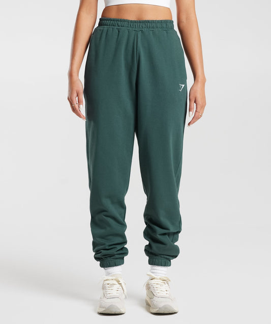 Gymshark Training Regular Fleece Joggers - Fog Green