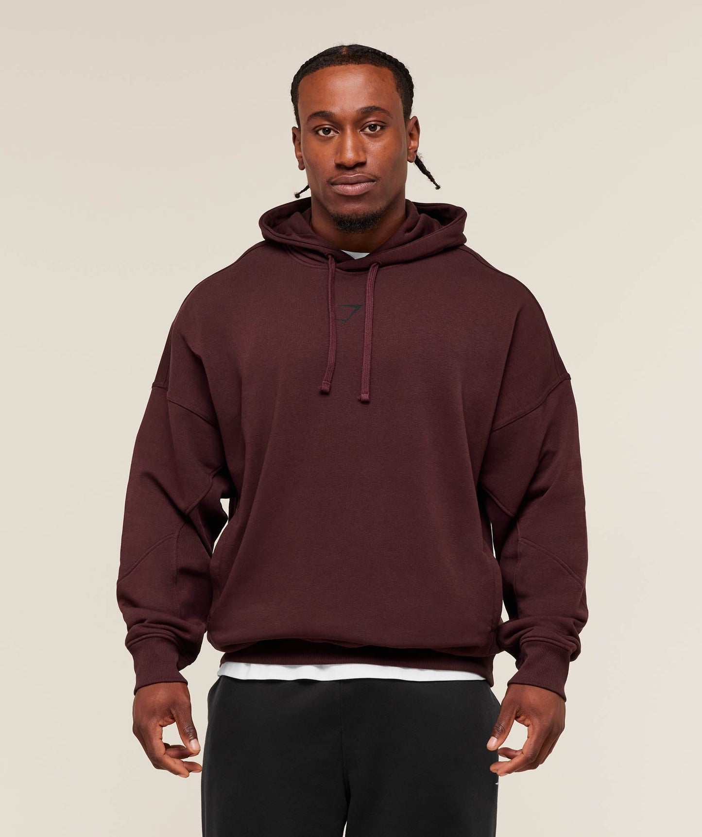 Gymshark Power Oversized Hoodie - Rich Maroon