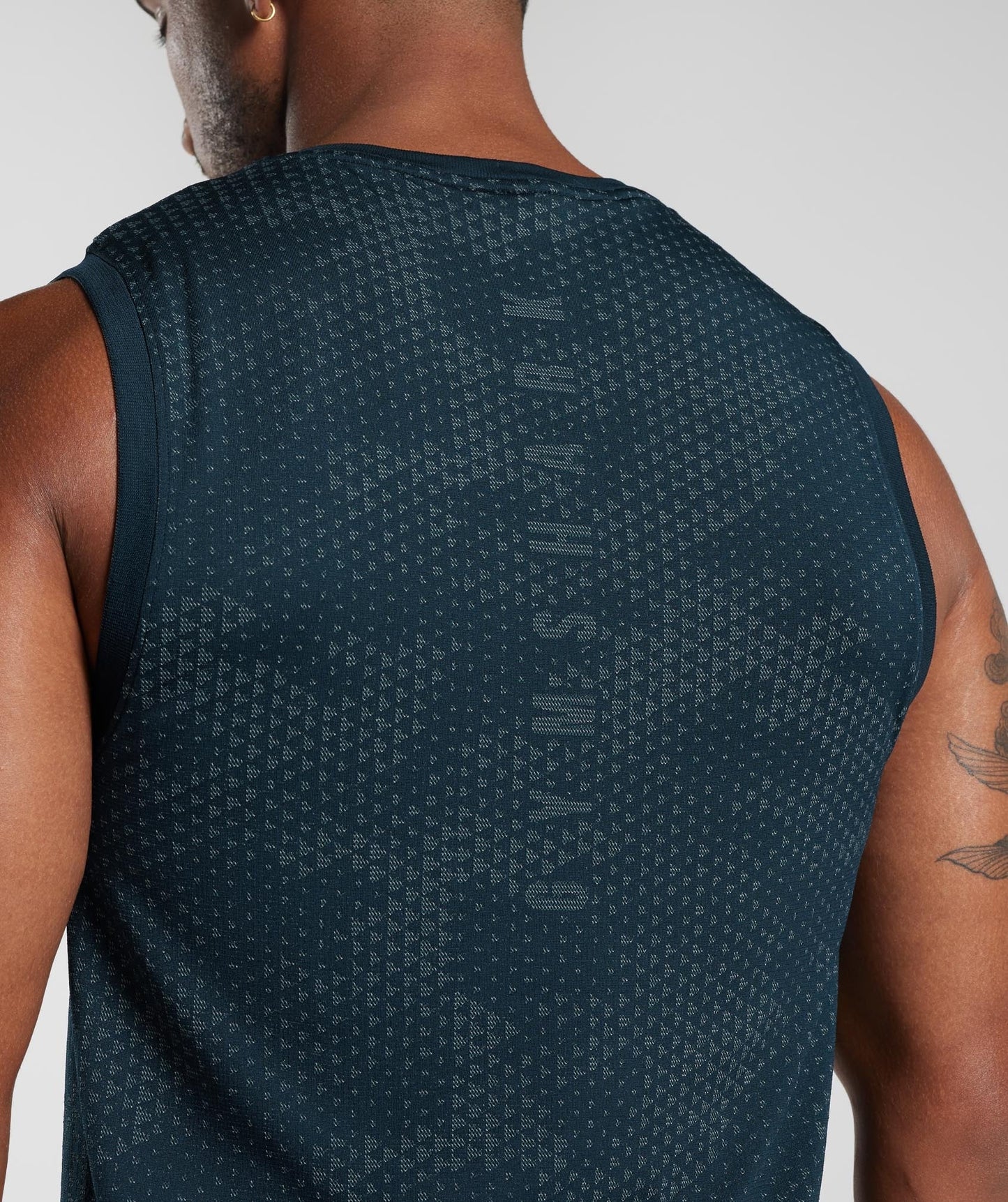 Gymshark Sport Seamless Tank - Navy/Denim Teal