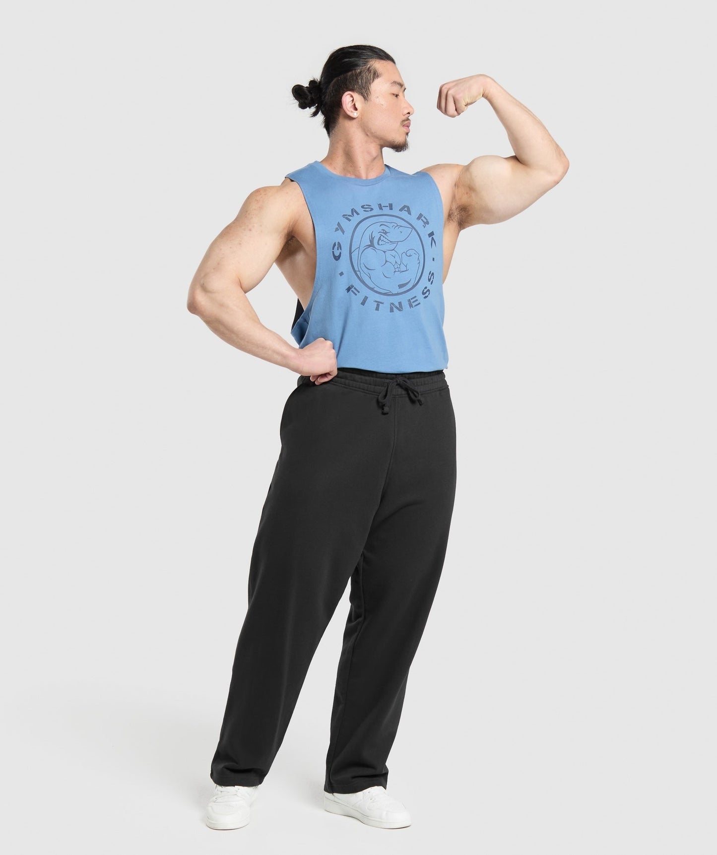 Gymshark Legacy Drop Arm Tank - Classic Blue