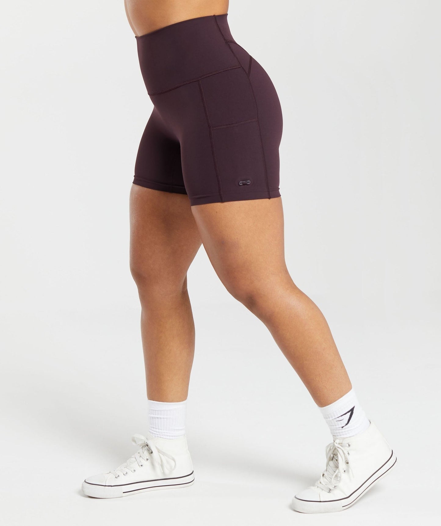 Gymshark Legacy Tight Shorts - Plum Brown