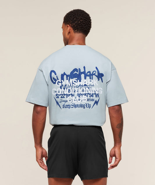 Gymshark GSCC T-Shirt - Smoke Blue