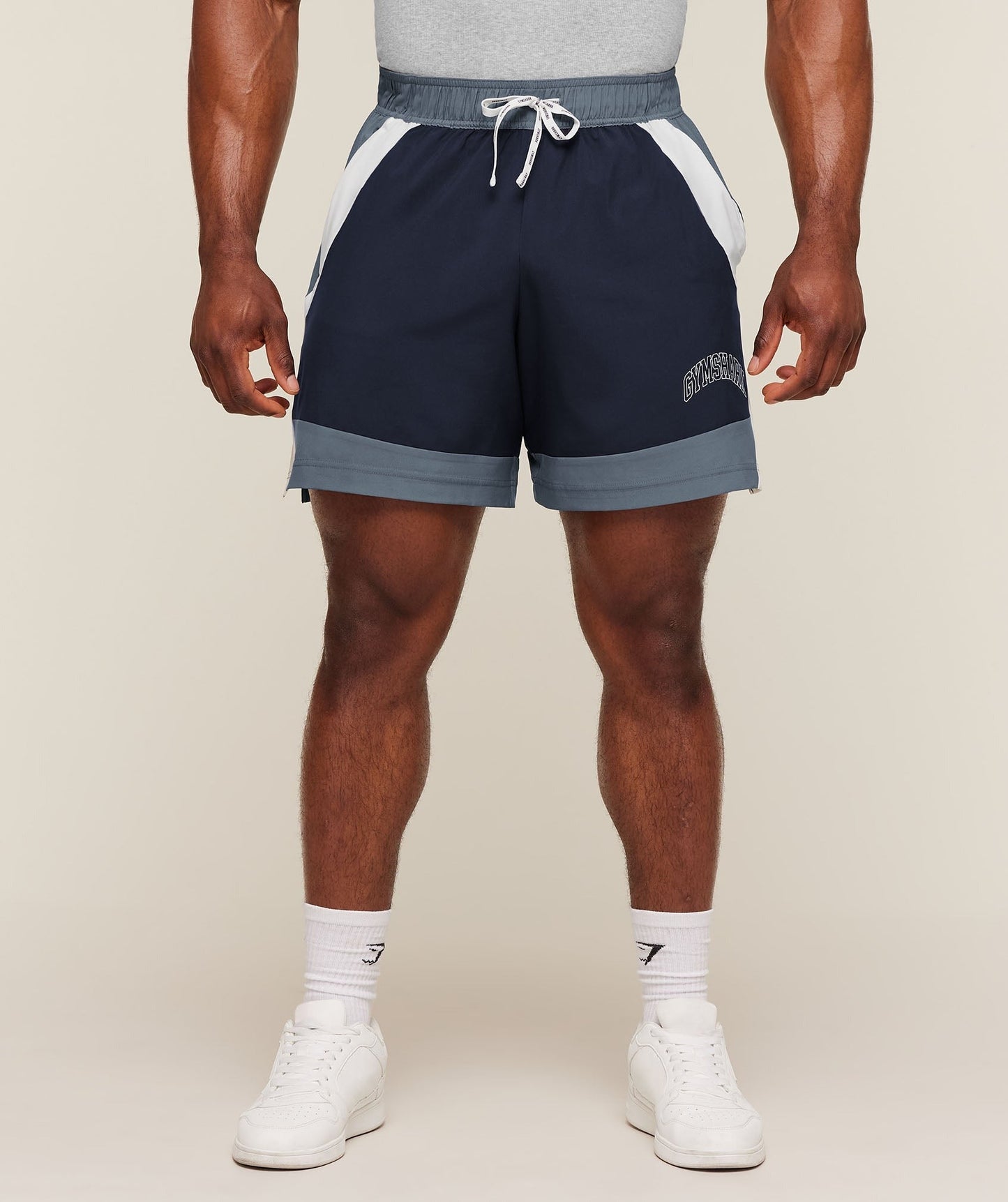Gymshark Collegiate Tech Shorts - Iron Blue