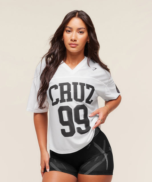Gymshark x Analis Mesh Top - White