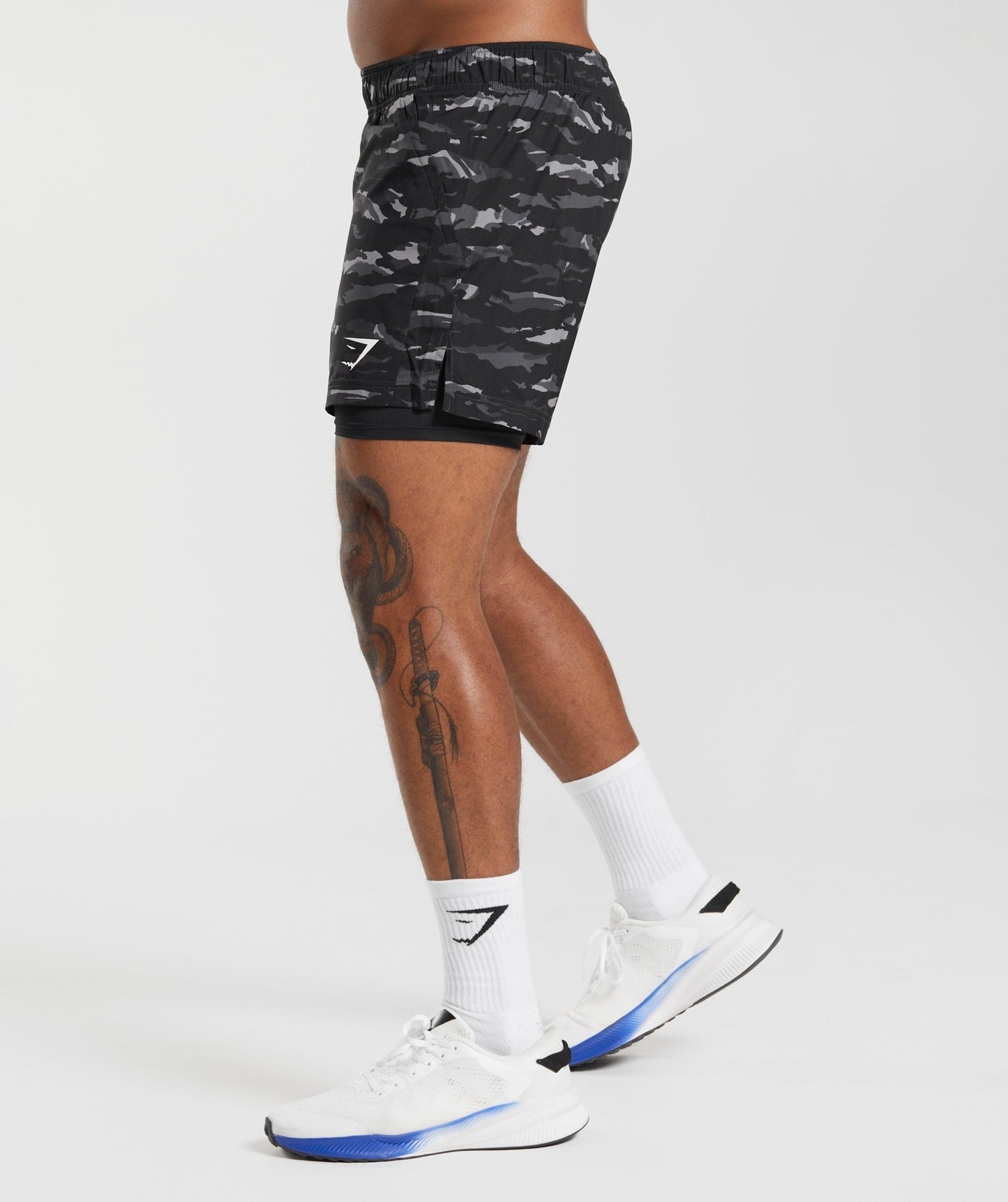 Gymshark Sport 5" 2 In 1 Shorts - Onyx Grey/Black