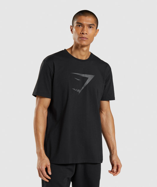 Gymshark Sharkhead Infill T-Shirt - Black
