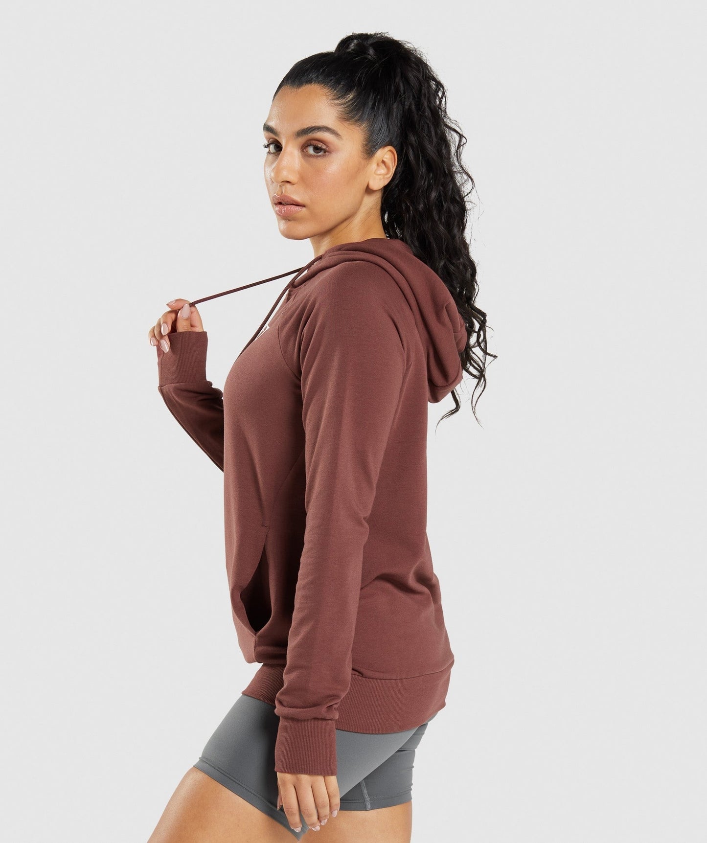 Gymshark Training Hoodie - Cherry Brown