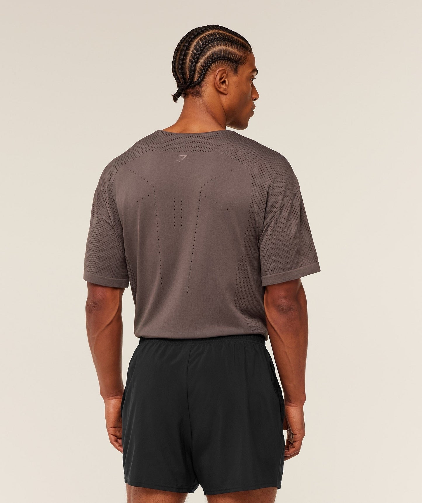 Gymshark Distance Seamless T-Shirt - Cool Brown / Cool Brown