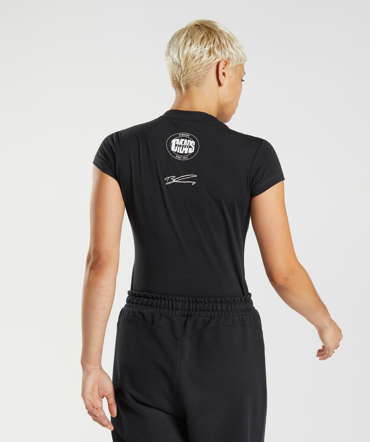 Gymshark GS10 Year Body Fit T-Shirt - Black
