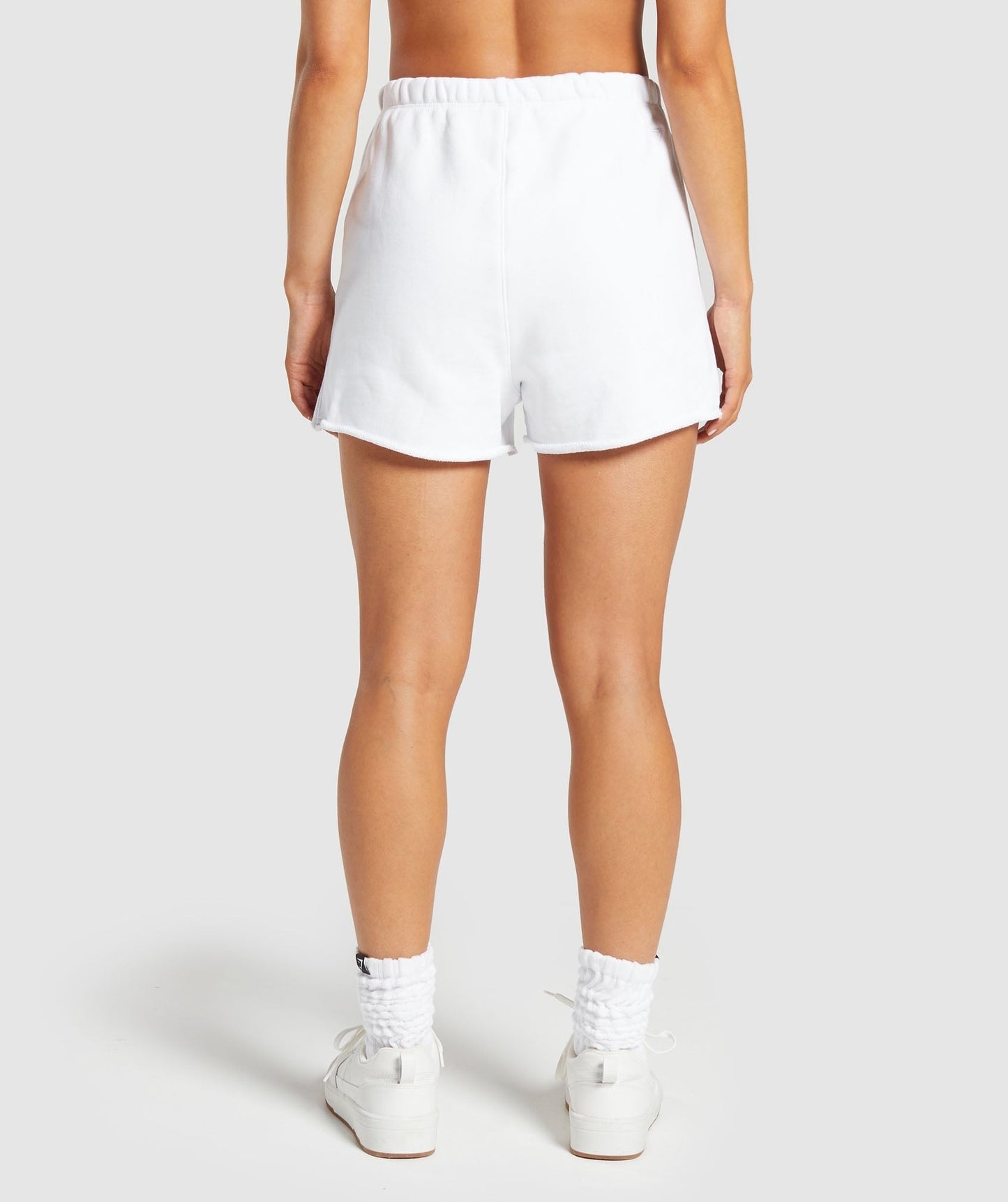 Gymshark Loopback Sweat Shorts - White