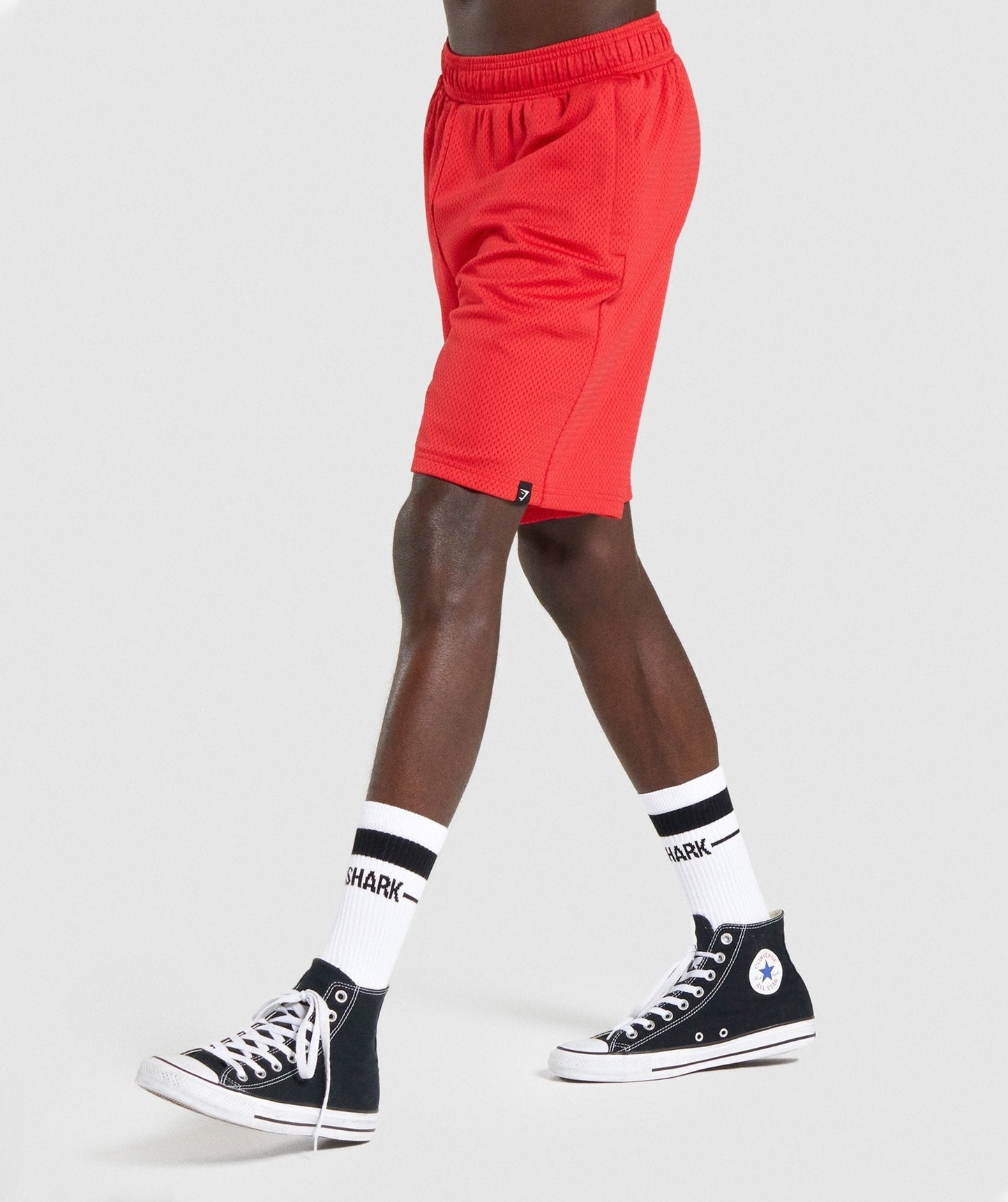 Gymshark Mesh 9" Shorts - Red