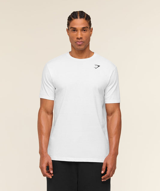 Gymshark Crest T-Shirt - White