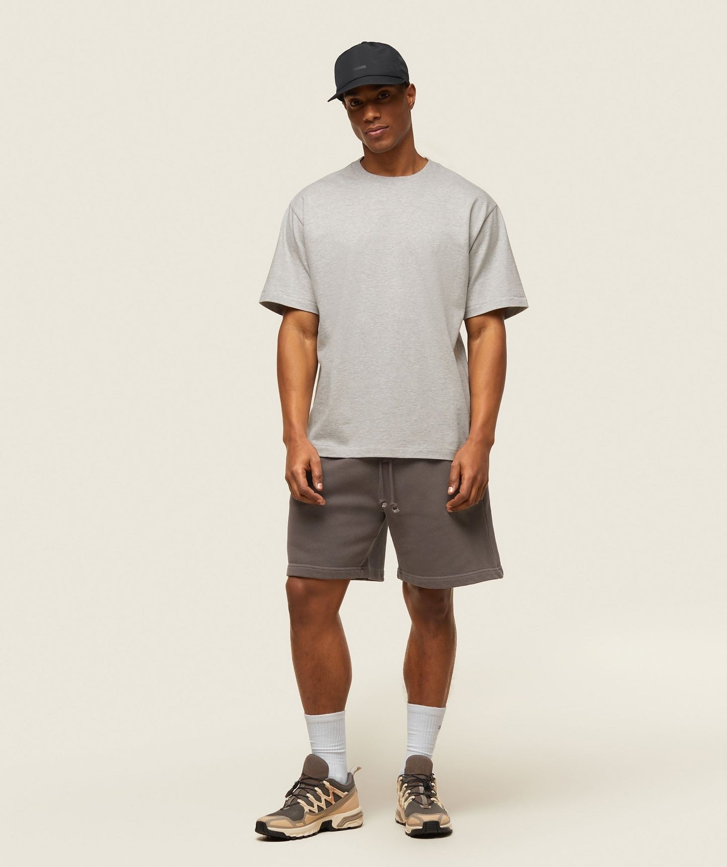 Gymshark everywear Relaxed T-Shirt - Light Grey Core Marl