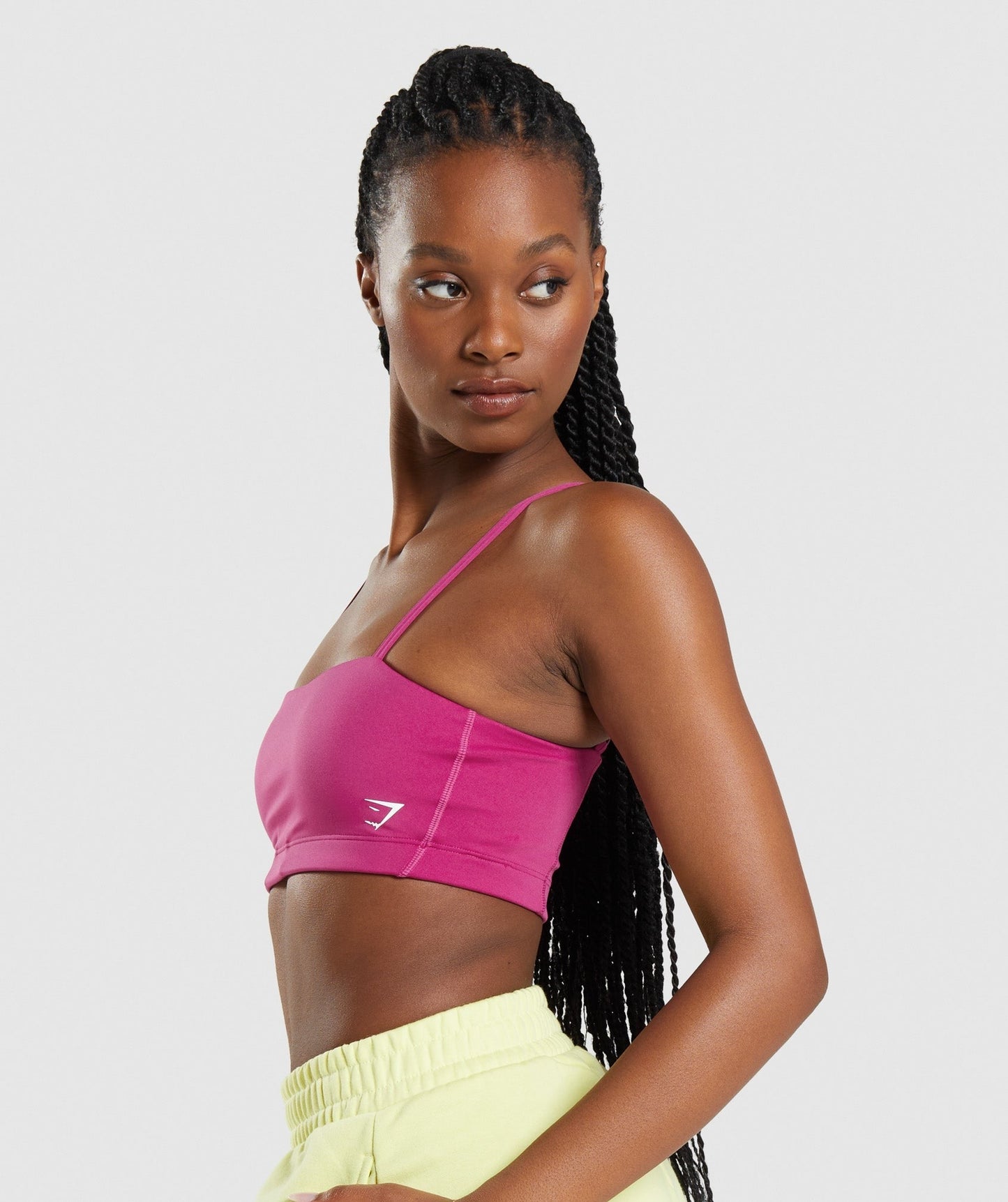 Gymshark Bandeau Sports Bra - Dragon Pink