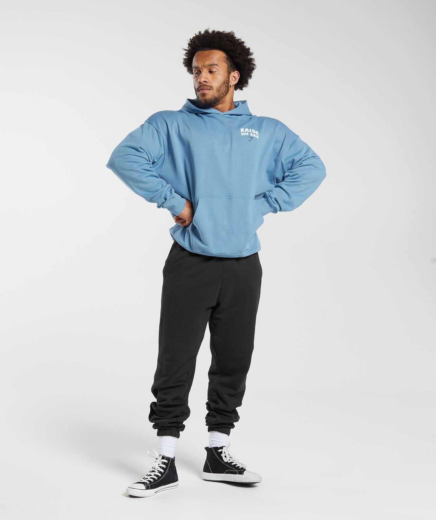 Gymshark Raise the Bar Hoodie - Dusk Blue