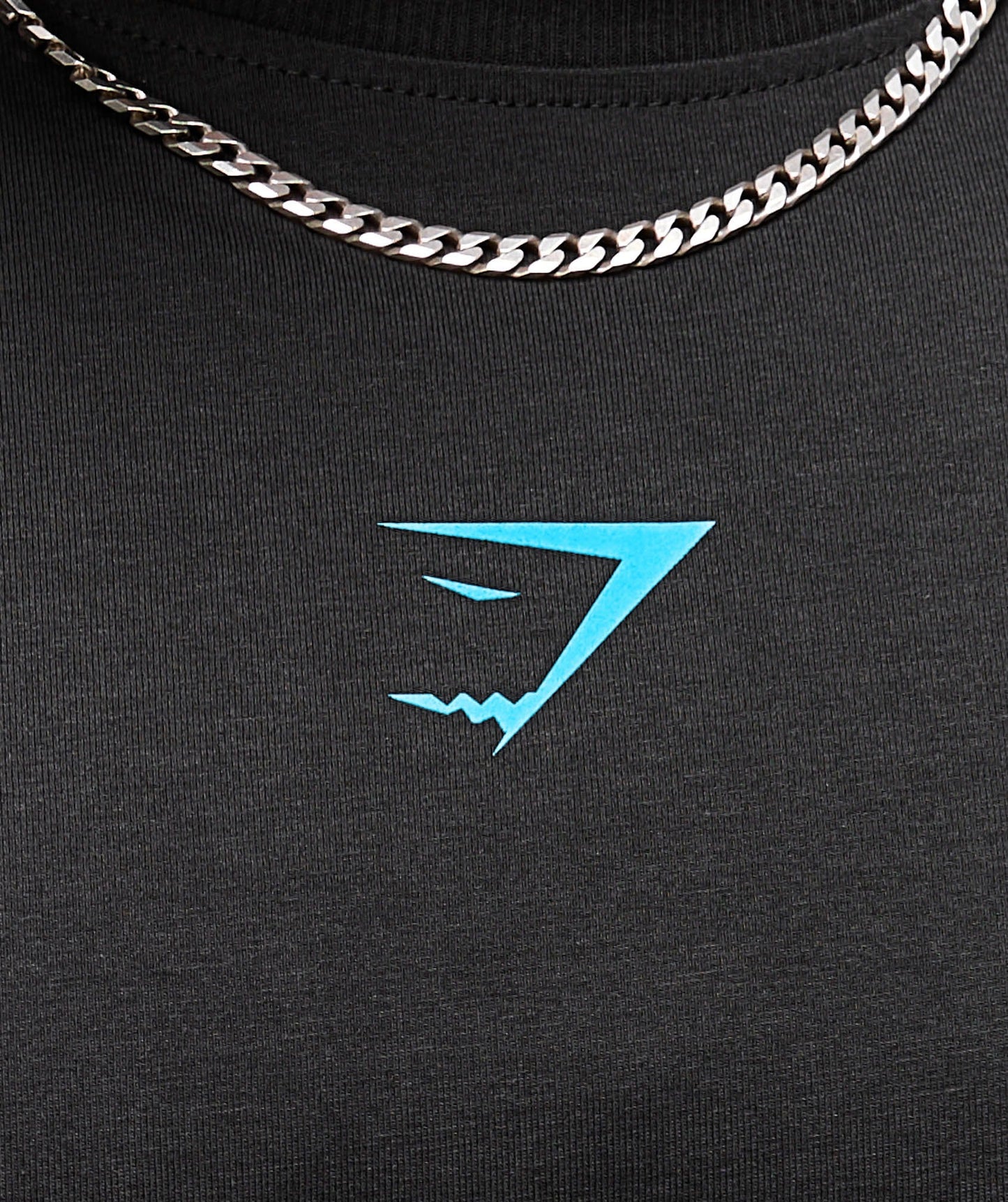 Gymshark Power T-Shirt - Black/Brand Blue