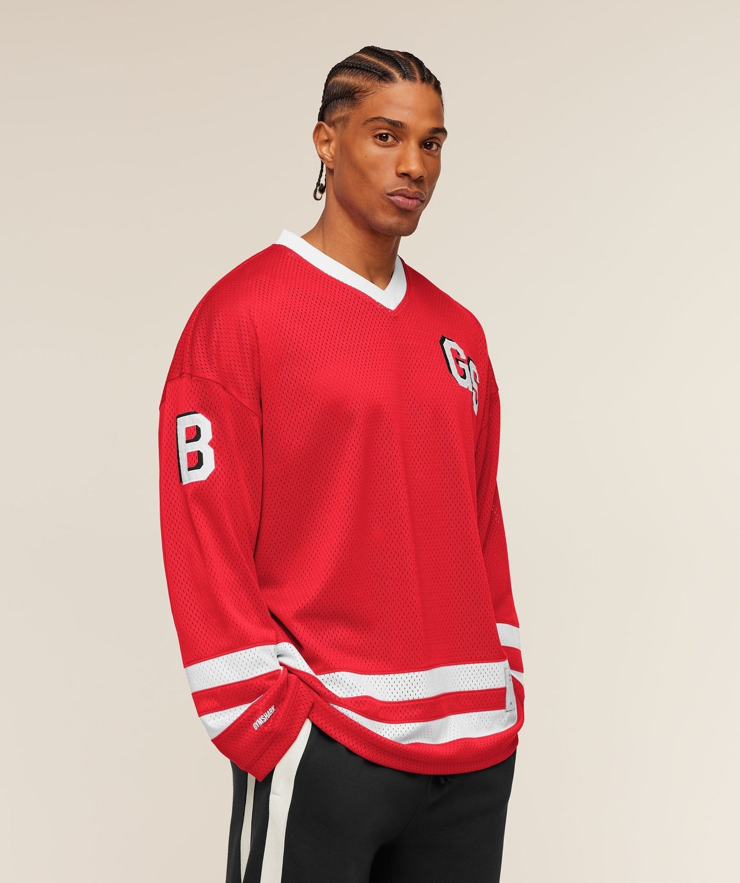 Gymshark x CBUM Hockey Jersey - Crimson Red