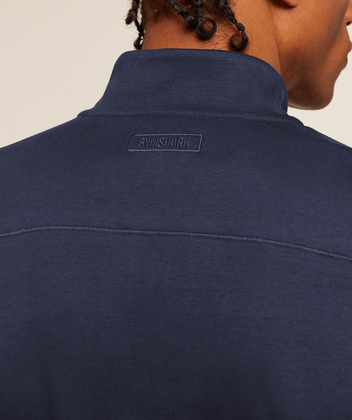 Gymshark Off Duty 1/4 Zip - Heavy Blue