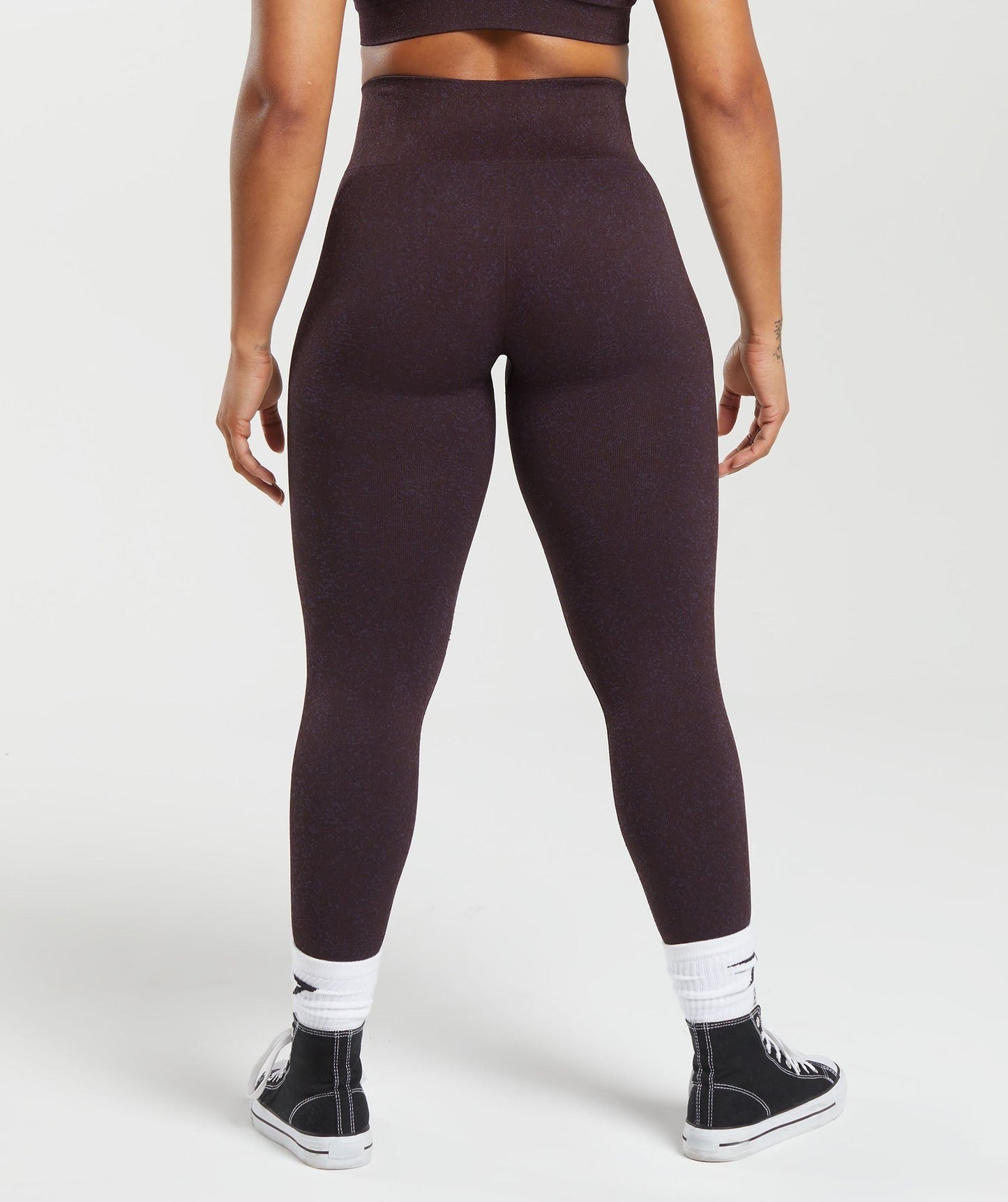Gymshark Adapt Fleck x Whitney Leggings - Plum Brown/Dewberry Purple