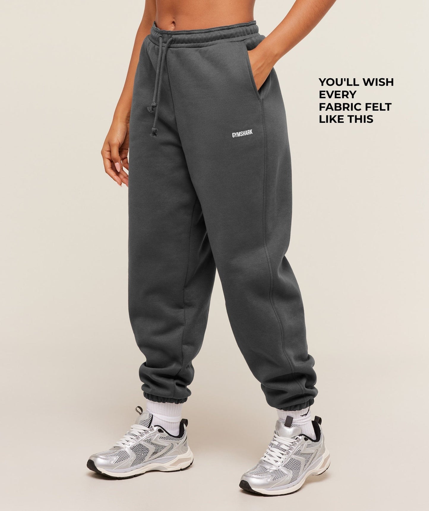 Gymshark Cosy Luxe Cuffed Joggers - Grey