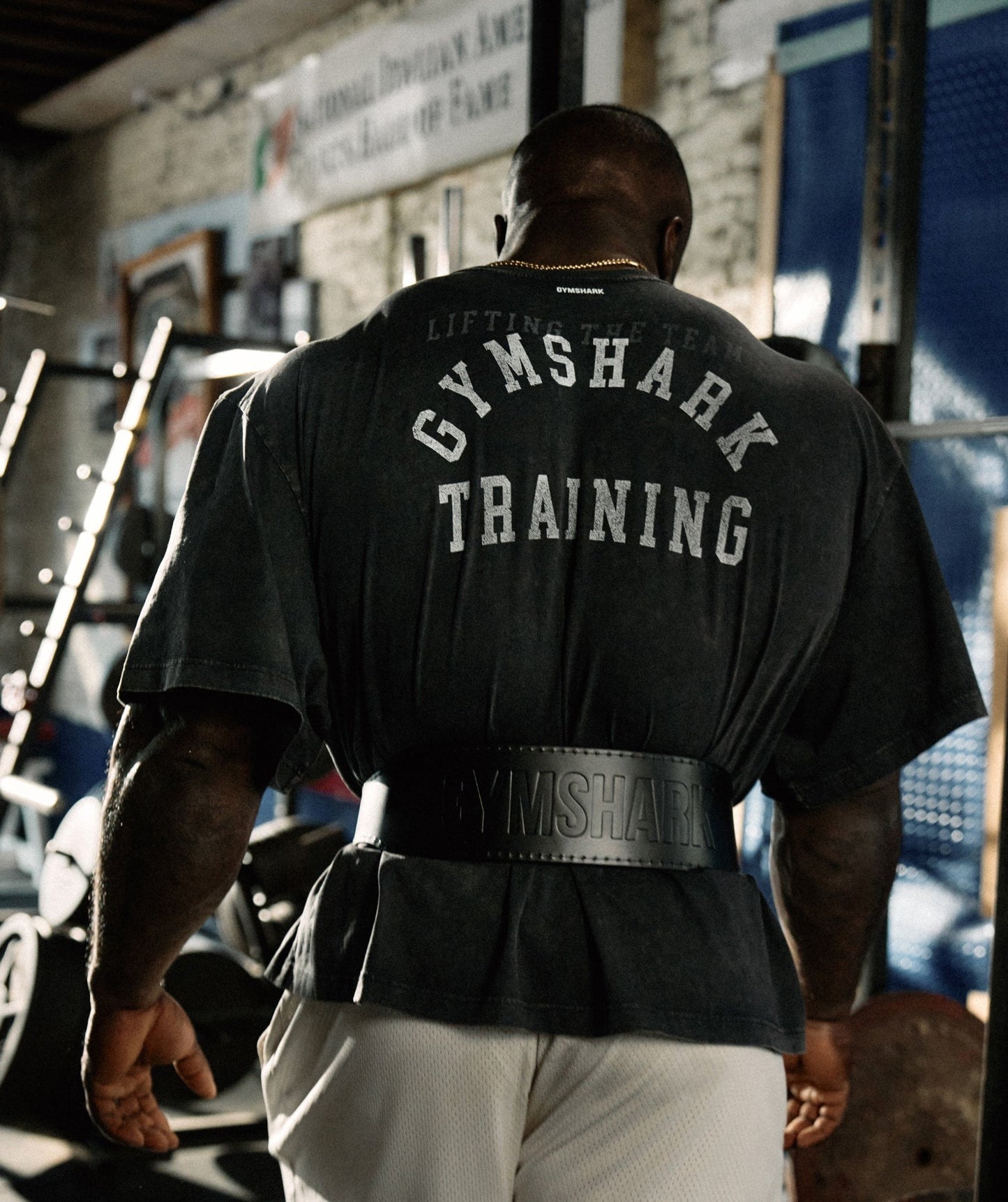 Gymshark Retro Collegiate T-Shirt - Black
