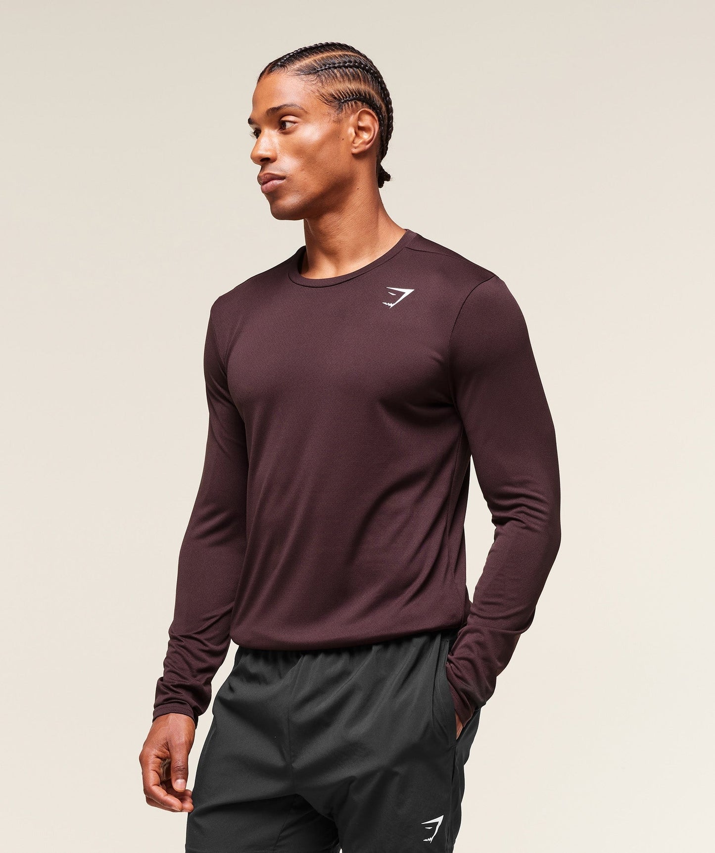 Gymshark Arrival Long Sleeve T-Shirt - Cherry Purple